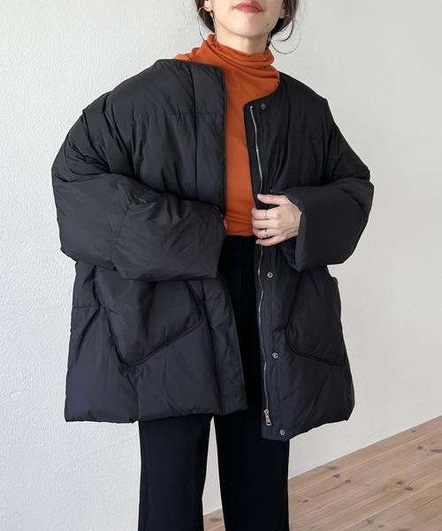 wee9s ダウンジャケット　ウィークス wee9s（ウィークス） ダウンコート ダウンジャケット 「選べるポケット