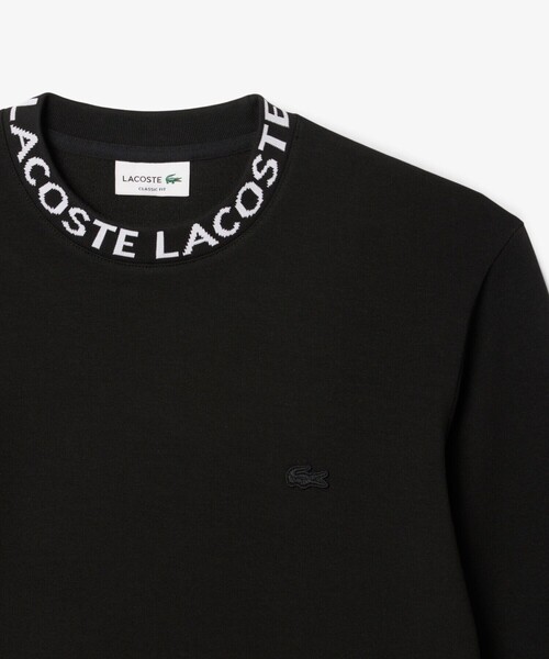 LACOSTE」 スウェットカットソー 3 ブラック メンズ オンライン限定 