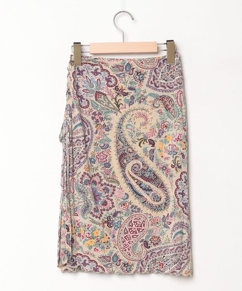 「ETRO」 スカート 40 ベージュ レディース_画像2