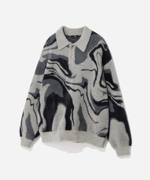 HARE ニット 新品 HARE（ハレ） セーター ニット BIGダメージVネックニット(HARE) メンズ