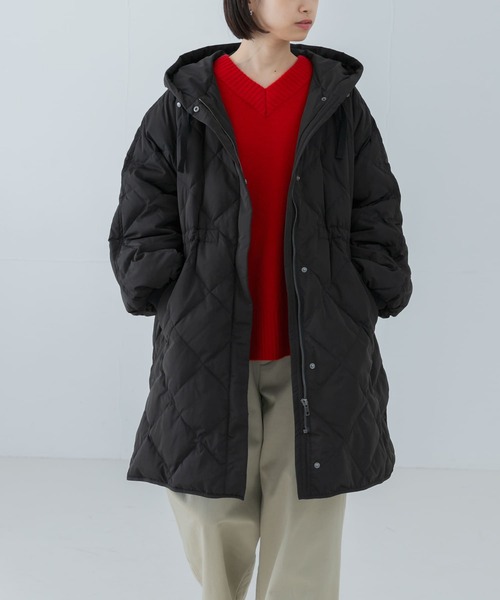 URBAN RESEARCHロングダウンコートフード付きアーバンリサーチ URBAN RESEARCH（アーバンリサーチ） ダウンコート FREE ブラック