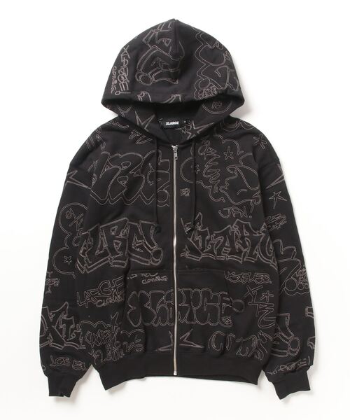 XLARGE（エクストラ ラージ） プルオーバーパーカー M ブラック メンズ