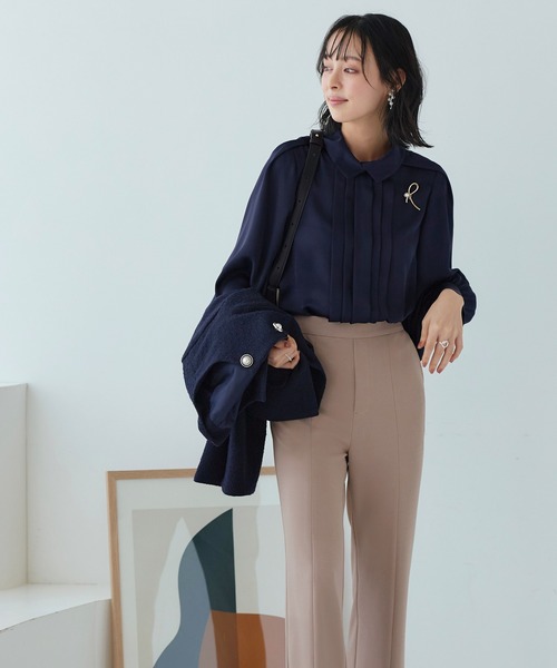 「RUIRUE BOUTIQUE」 長袖ブラウス L ブラック レディース_画像3