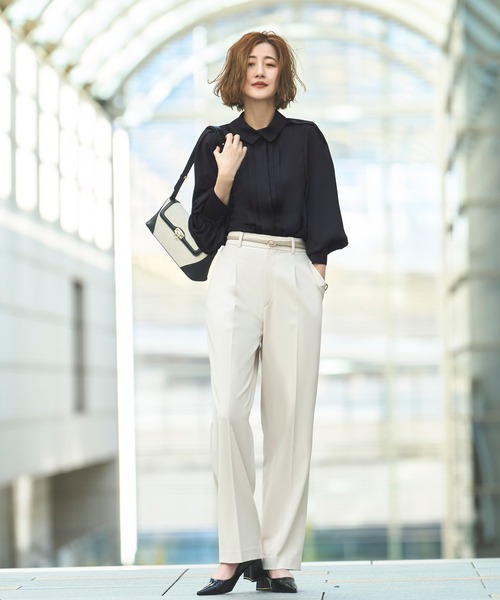 「RUIRUE BOUTIQUE」 長袖ブラウス L ブラック レディース_画像6