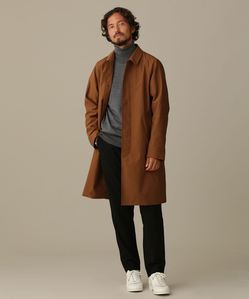 NANO universe（ナノ・ユニバース） ステンカラーコート M ネイビー