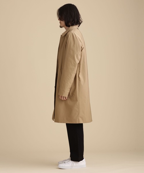 NANO universe（ナノ・ユニバース） ステンカラーコート M ネイビー