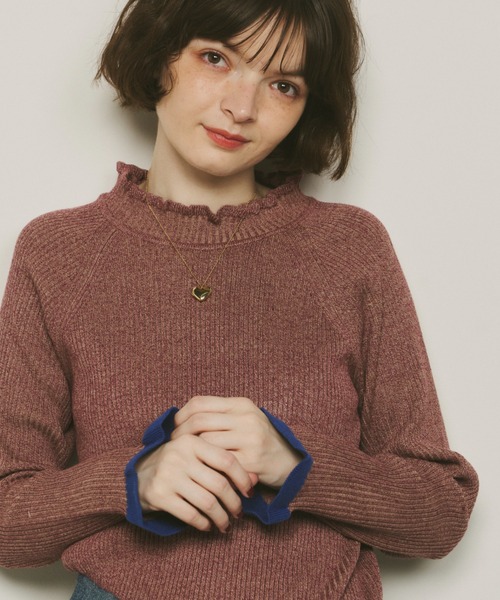 「Unitage」 タートルネックニット FREE アイボリー レディース_画像8