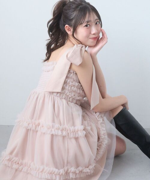 MAJESTIC LEGON（マジェスティックレゴン） ワンピース フリルチュール