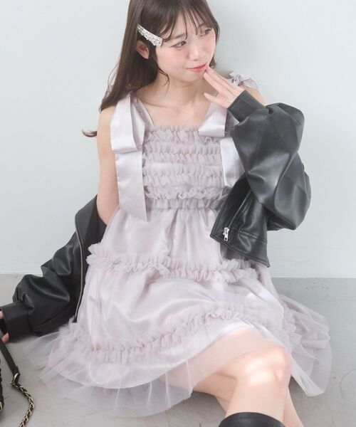 MAJESTIC LEGON（マジェスティックレゴン） ワンピース フリルチュール