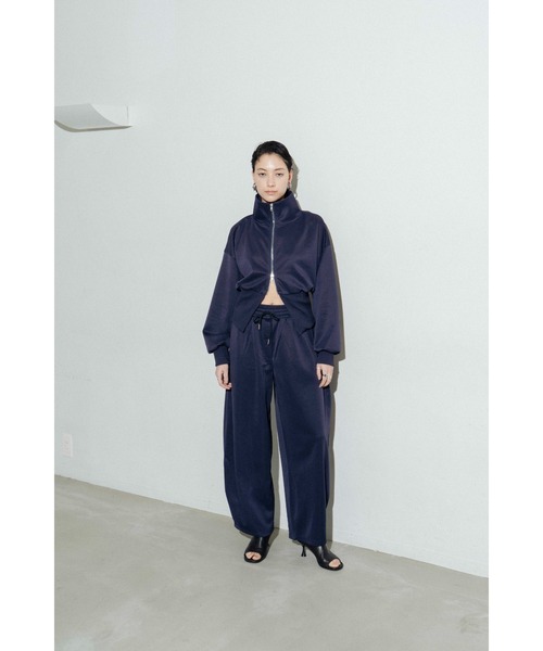 「HANNE」 ジャージパンツ FREE アイボリー レディース_画像2