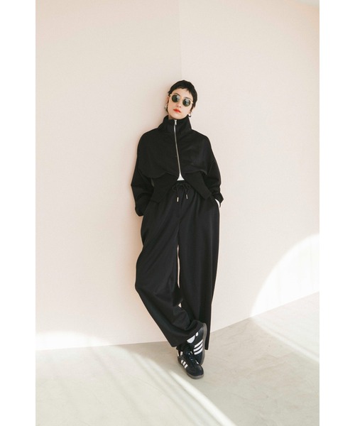 「HANNE」 ジャージパンツ FREE アイボリー レディース_画像3