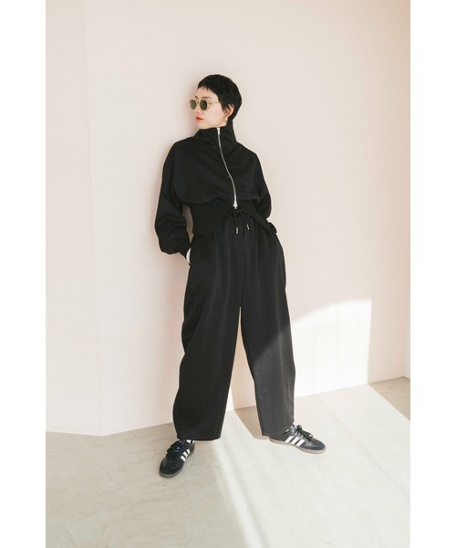 「HANNE」 ジャージパンツ FREE アイボリー レディース_画像4