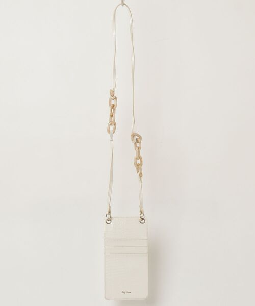 「LILY BROWN」 ショルダーバッグ - ホワイト レディース_画像2