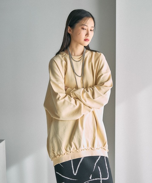 LEPSIM（レプシィム） トレーナー スウェット BIG裏毛長袖チュニック