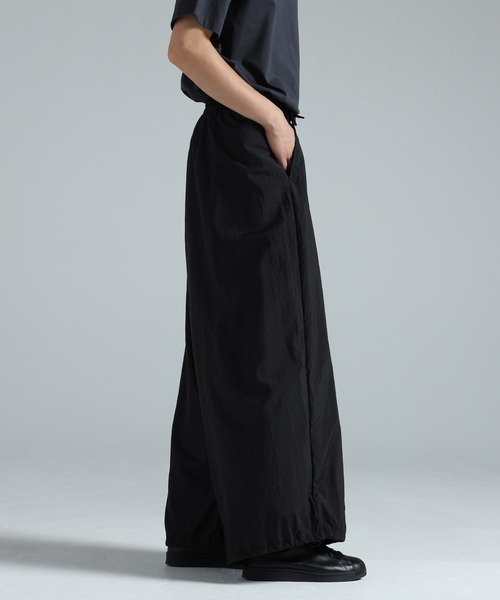 Y-3 パンツ RAW EDGE 3 STRIPES WIDE PANTS メンズ レディース