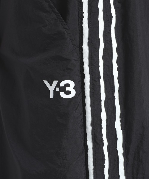 ワイドパンツ パンツ Y-3 RAW EDGE 3 STRIPES WIDE PANTS メンズ レディースの画像