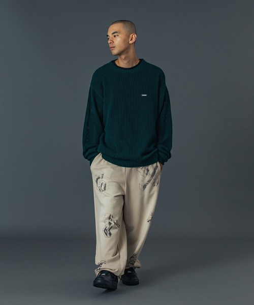 XLARGE（エクストラ ラージ） セーター ニット MESH SWEATER メンズ
