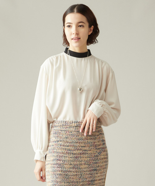 「martinique」 長袖ブラウス FREE ピンク レディース_画像4