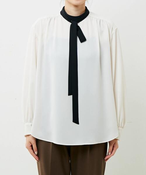 「martinique」 長袖ブラウス FREE ピンク レディース_画像9