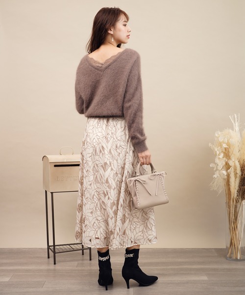 「NOELA」 ロングスカート S ベージュ レディース_画像8