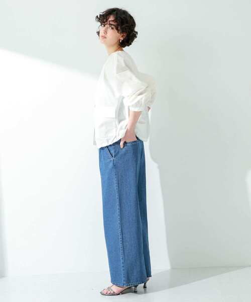 「URBAN RESEARCH Sonny Label」 ブルゾン FREE ネイビー レディース_画像4