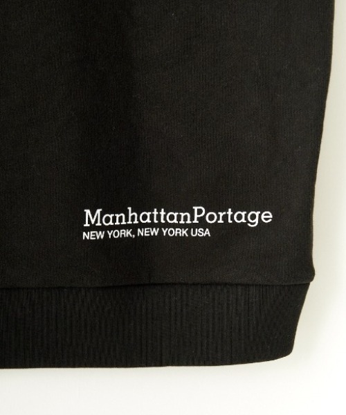 「Manhattan Portage」 長袖カットソー X-LARGE ブラック レディース_画像5
