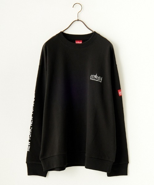 「Manhattan Portage」 長袖カットソー X-LARGE ブラック レディース_画像7