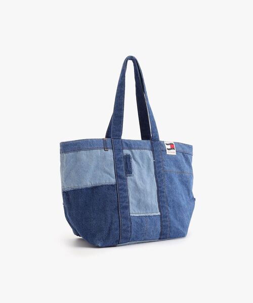 TOMMY JEANS（トミー・ジーンズ） トートバッグ デニムパッチワーク