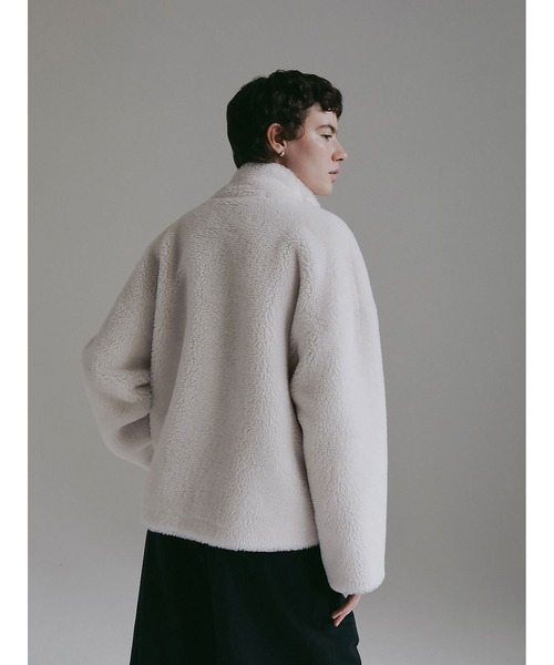 「HER.」 コート フリー ホワイト レディース_画像9