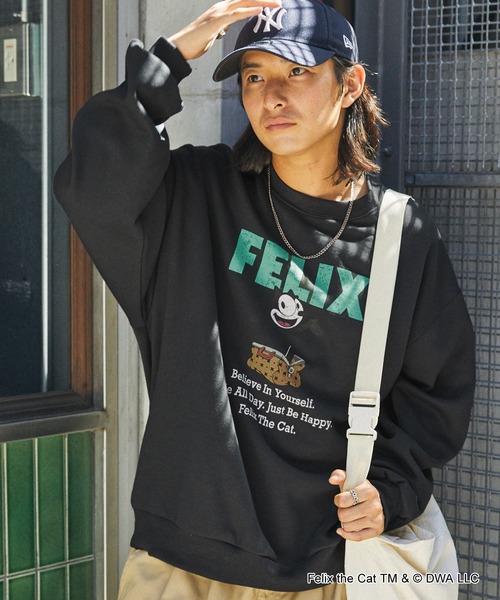 「MONO-MART」 スウェットカットソー M ネイビー レディース_画像4