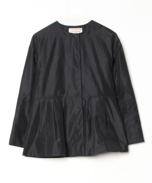 UNITED ARROWS ノーカラージャケット ブラック 36 UNITED ARROWS（ユナイテッドアローズ） ノーカラージャケット 36