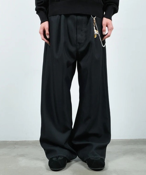 JieDa（ジエダ） スラックス WIDE ONE TUCK STRAIGHT PANTS メンズ