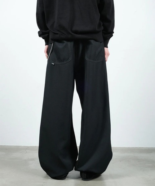 JieDa（ジエダ） スラックス WIDE ONE TUCK STRAIGHT PANTS メンズ