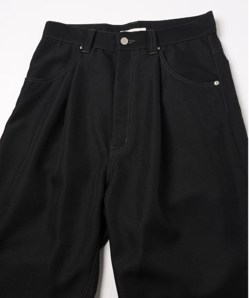 JieDa（ジエダ） スラックス WIDE ONE TUCK STRAIGHT PANTS メンズ