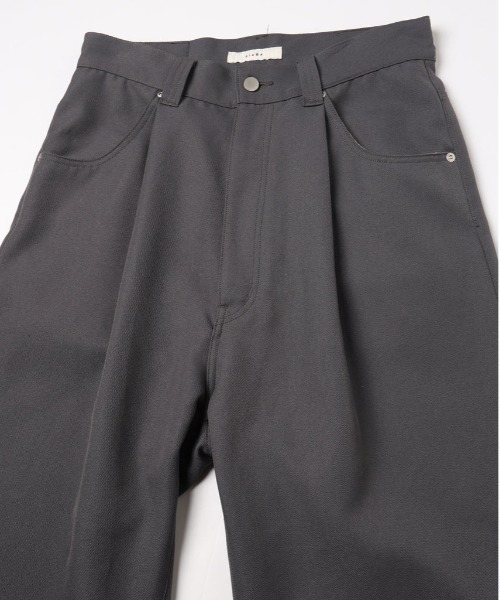 JieDa（ジエダ） スラックス WIDE ONE TUCK STRAIGHT PANTS メンズ