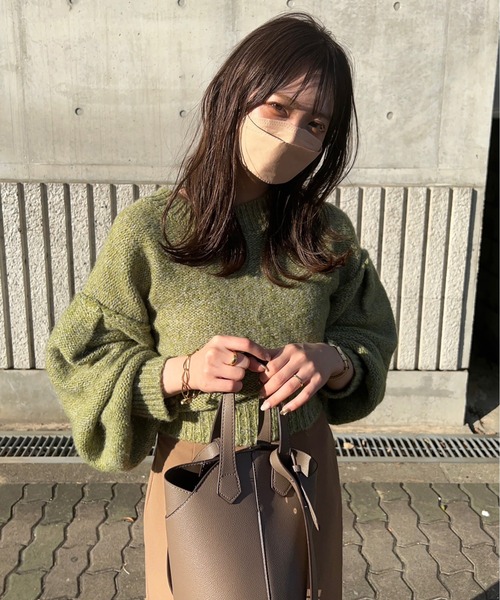 「FREE'S MART」 長袖ニット FREE グリーン レディース_画像10