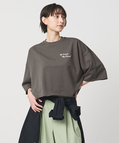 【SACRA】121261021半袖Tシャツ SACRA（サクラ） tシャツ 「SACRA」ハーフスリーブ クロップド