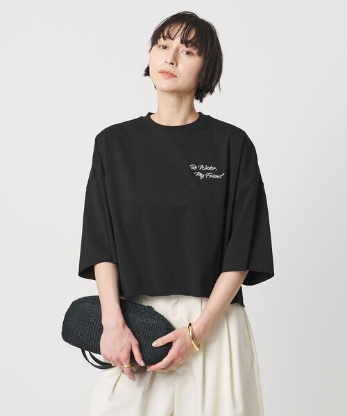 SACRA（サクラ） tシャツ 「SACRA」ハーフスリーブ クロップド