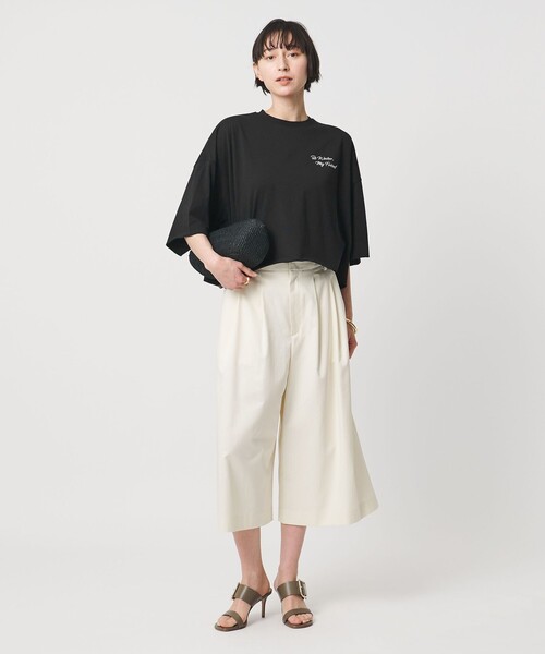 SACRA（サクラ） tシャツ 「SACRA」ハーフスリーブ クロップド