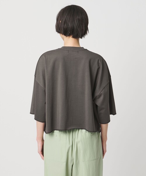 【SACRA】121261021半袖Tシャツ SACRA（サクラ） tシャツ 「SACRA」ハーフスリーブ クロップド