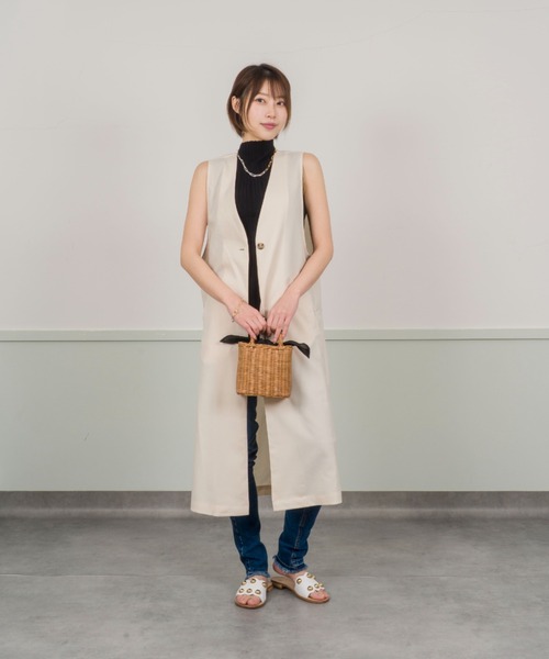 「The Bagmati」 かごバッグ FREE ベージュ×ブラック レディース_画像8
