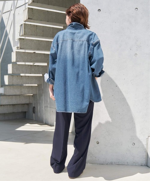 スローブイエナLE DENIM BDUデニムシャツ　SLOBE IENA SLOBE IENA（スローブイエナ） ブラウス シャツ 「WEB限定/追加4」LE