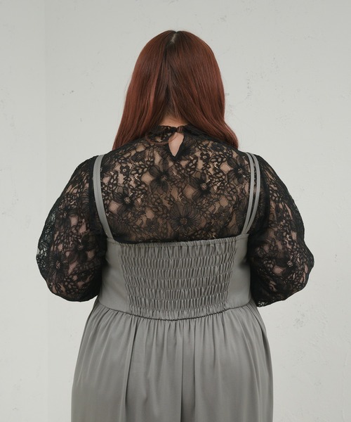 「Louiosy」 ノースリーブワンピース X-LARGE パープル系その他 レディース_画像4