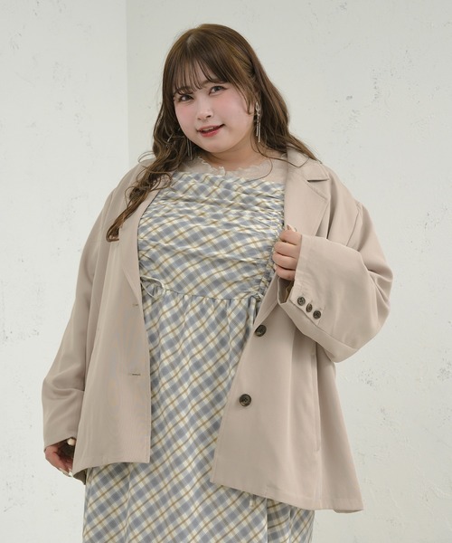 「Louiosy」 ノースリーブワンピース X-LARGE パープル系その他 レディース_画像9