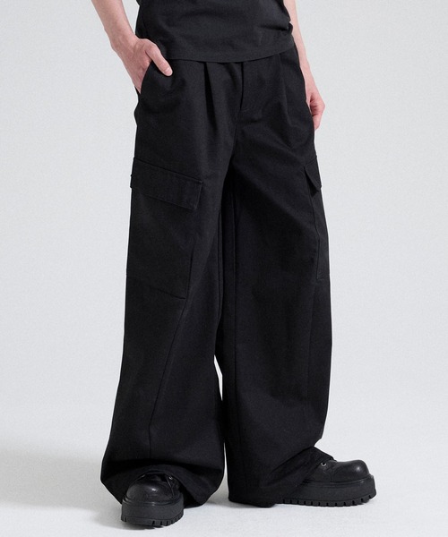 カーゴパンツ Parts Lab. カーゴパンツ 「Parts Lab.」Wide Tuck Cargo Pants