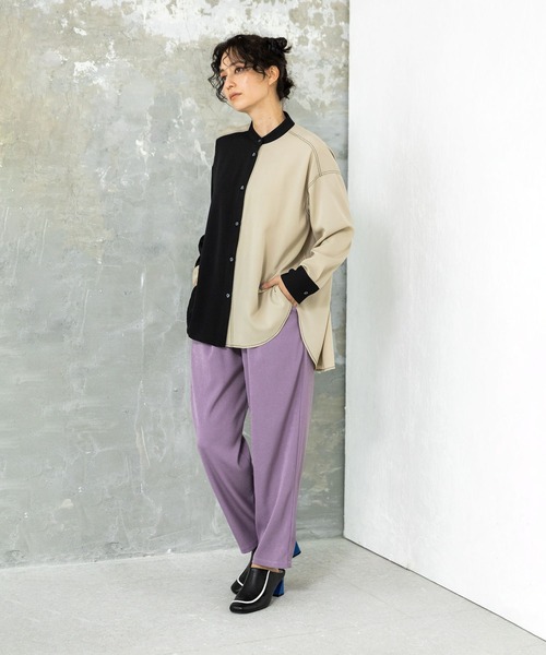 「OSMOSIS」 長袖ブラウス ONE SIZE ブラック レディース_画像3