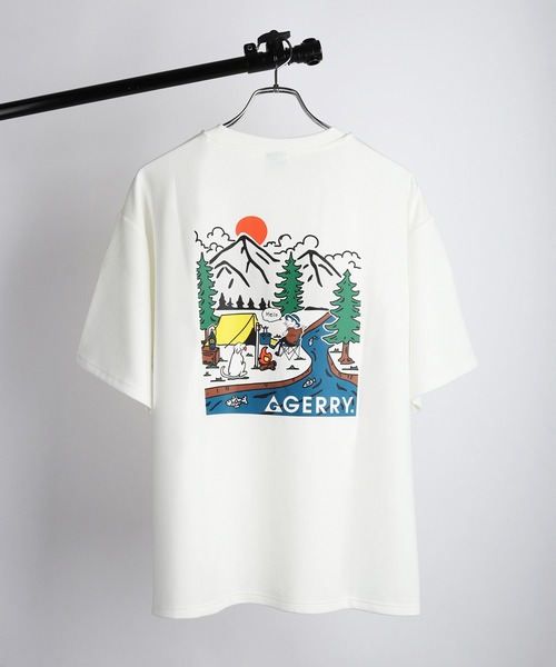 GERRY（ジェリー） tシャツ 接触冷感 とろみポンチ バックプリント