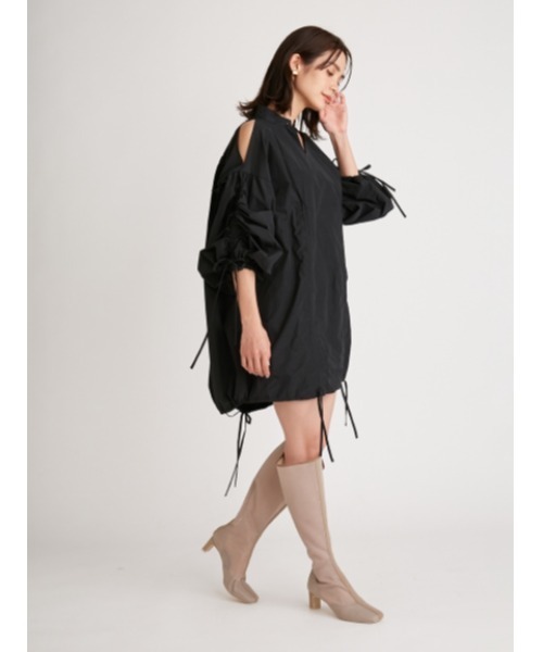 「SNIDEL」 長袖チュニック ONE SIZE ホワイト レディースの画像