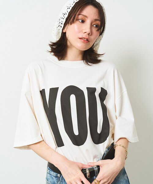 tシャツ 「KATHARINE HAMNETT」別注YOU Tシャツ レディースの画像