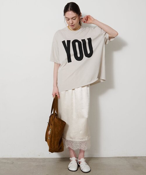 Whim Gazette（ウィム ガゼット） tシャツ 半袖 「KATHARINE HAMNETT